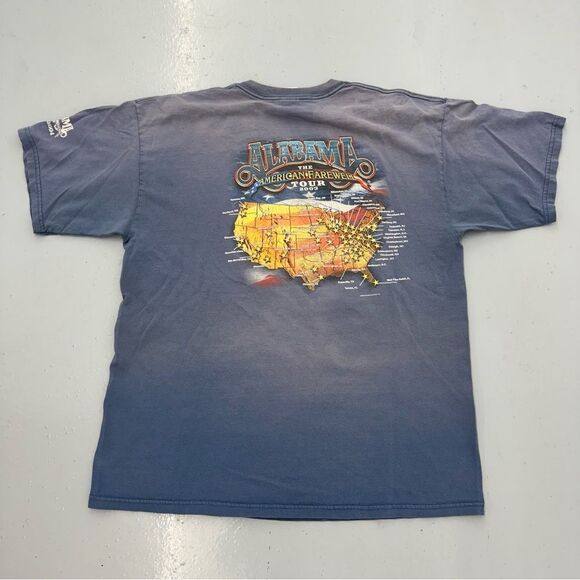 Vintage 2003 Alabama Music American Farewell Tour T Shirt Country Music - Picture 2 of 7